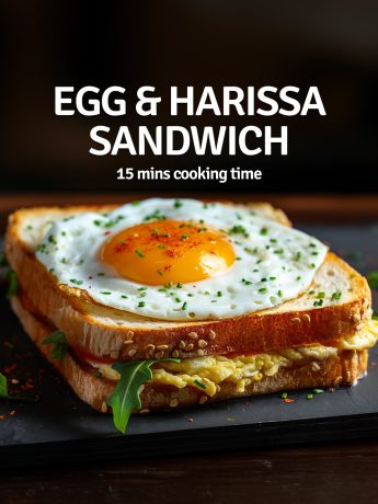 Egg & Harissa Sandwich