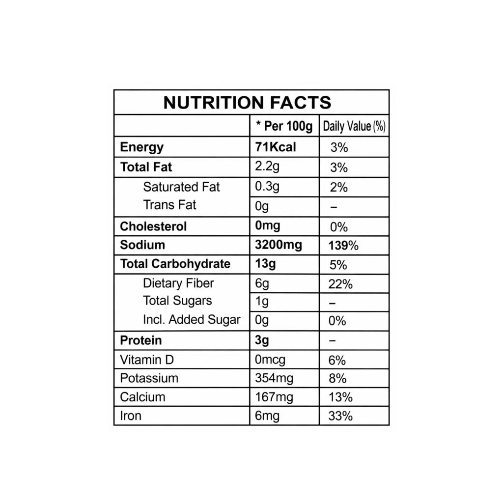 Rozvaan Achari Tikka Marinade bottle on a table, showcasing vibrant packaging and detailed ingredient information.