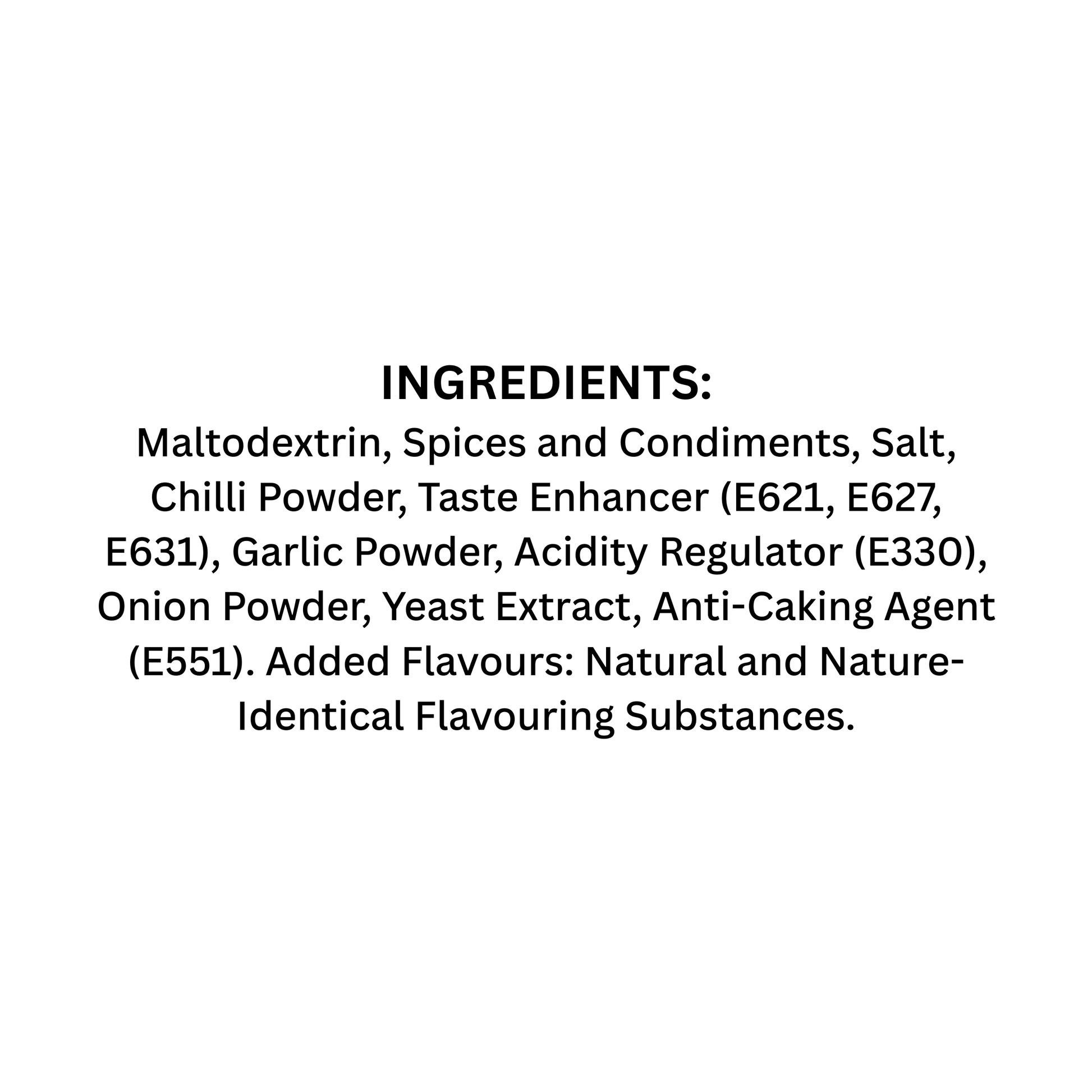 Rozvaan Peri Peri Marinade back view showing ingredient list and nutritional information on packaging.