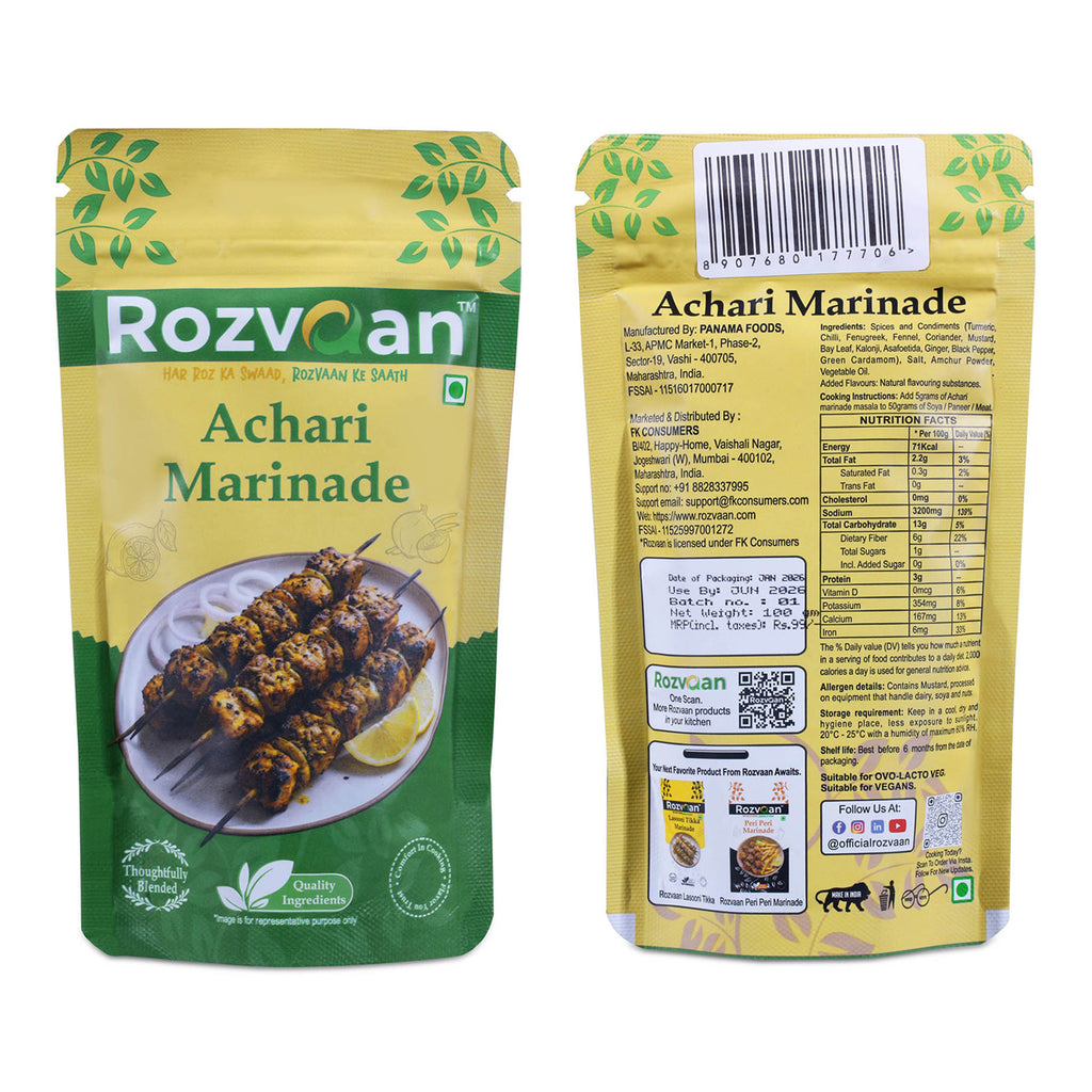Rozvaan Achari Tikka Marinade - Rozvaan