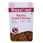 Rozvaan Birista Fried Onion in a bowl, golden crispy fried onions ready to add flavor to dishes.
