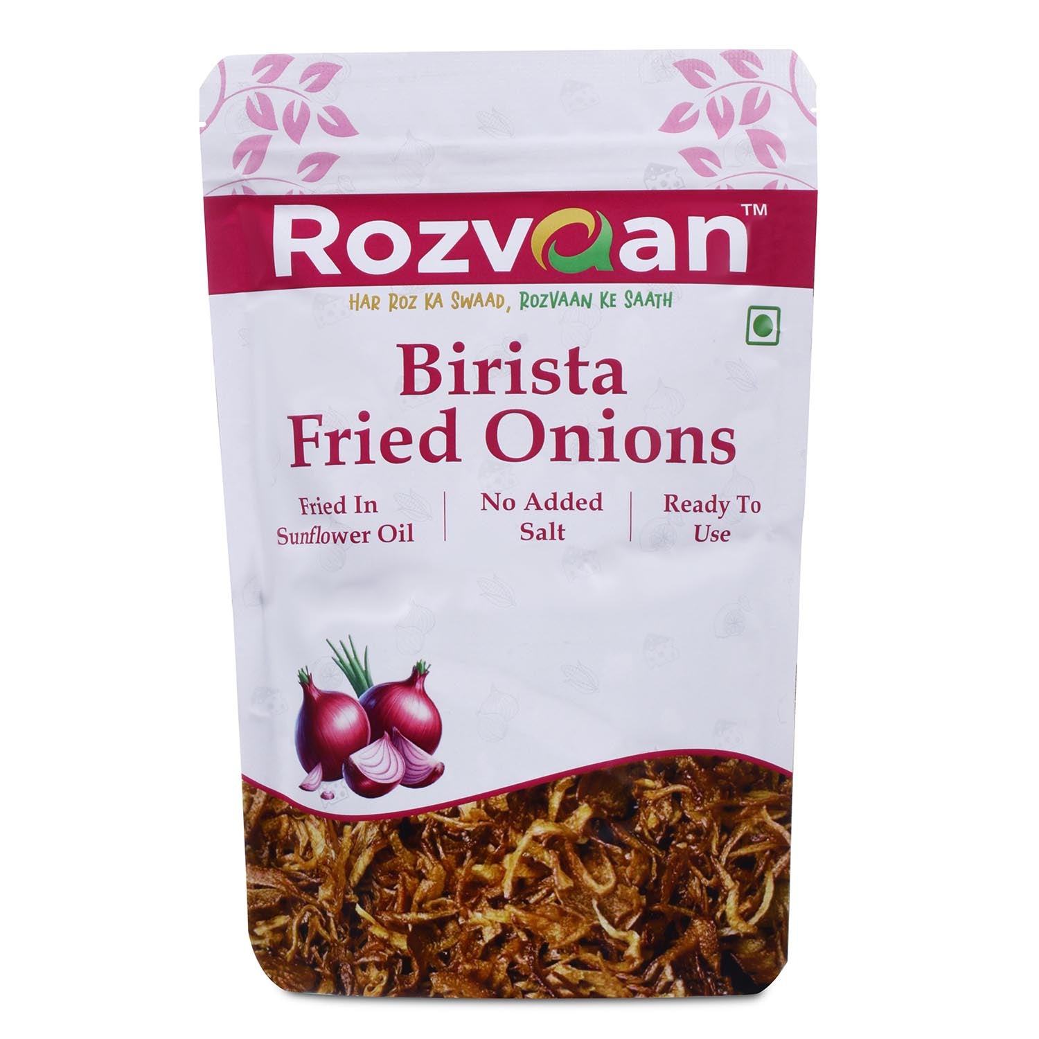 Rozvaan Birista Fried Onion in a bowl, golden crispy fried onions ready to add flavor to dishes.
