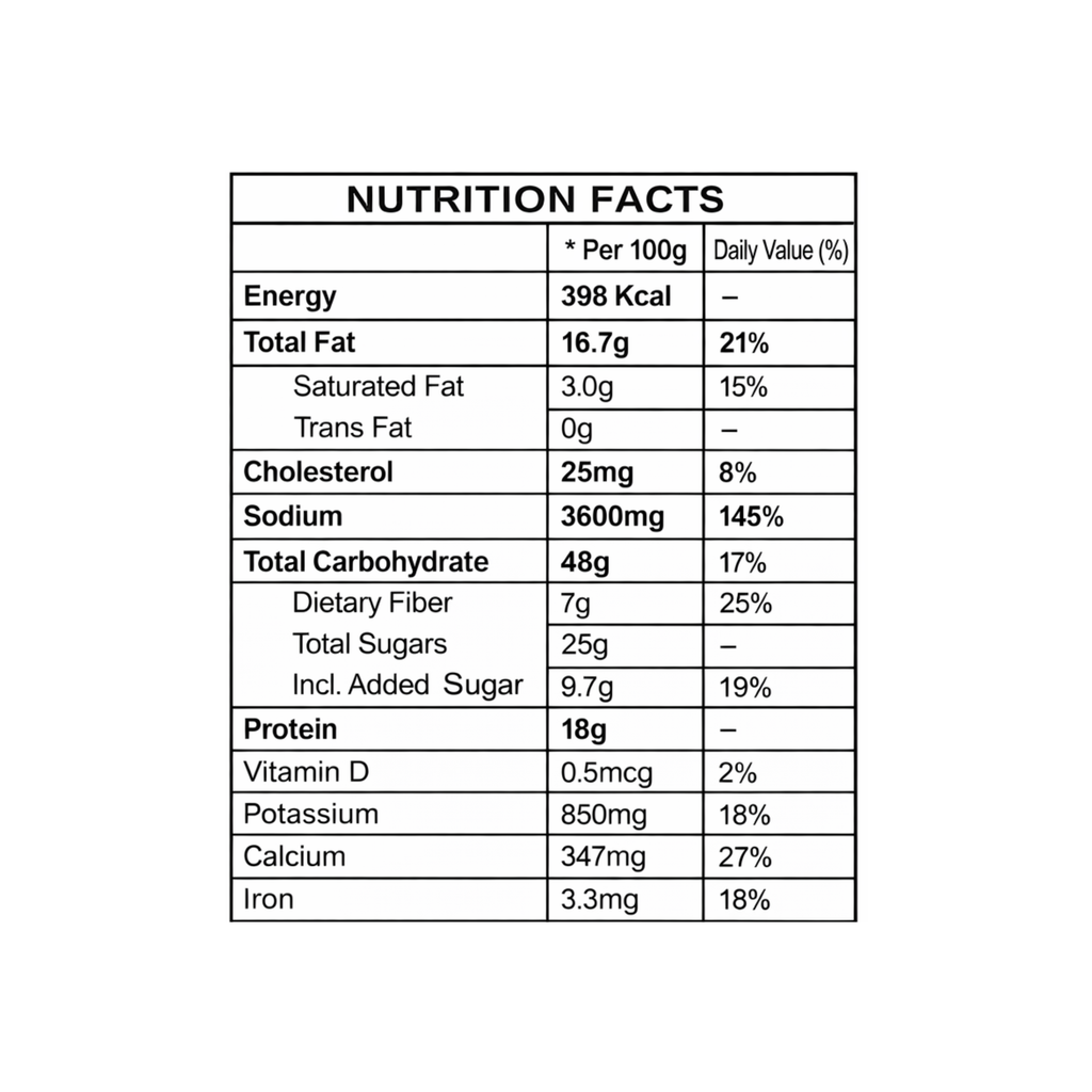 Rozvaan Tikka Gravy Premix in a bowl, showcasing rich brown gravy powder masala with aromatic spices.