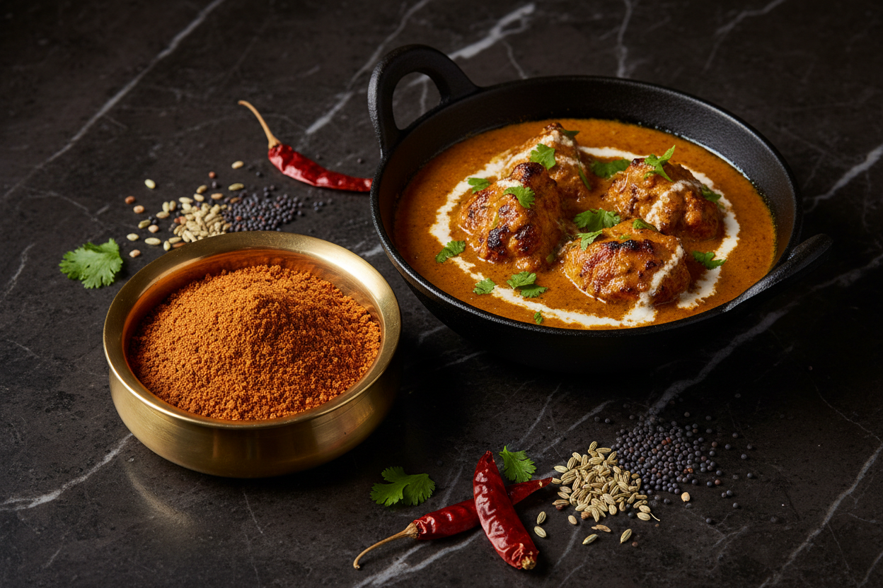 Achari Gravy Masala Powder with Achari Tikka Gravy