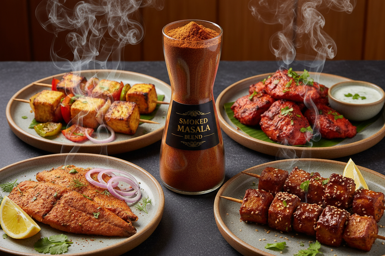 Smoke Seasoning for Tikka Panner Or Chicken Or Fish Or Soya chunks
