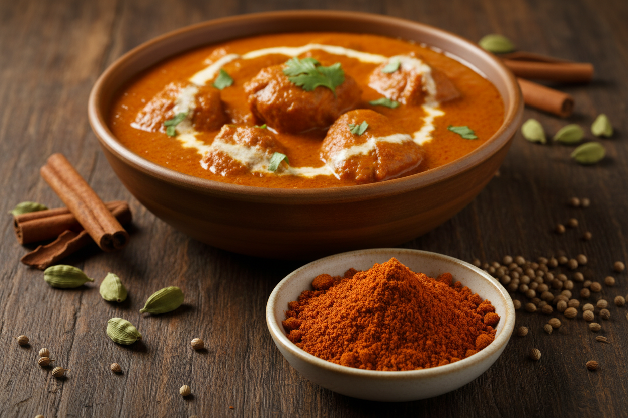 Tikka Masala Powder With Chicken Tikka Gravy